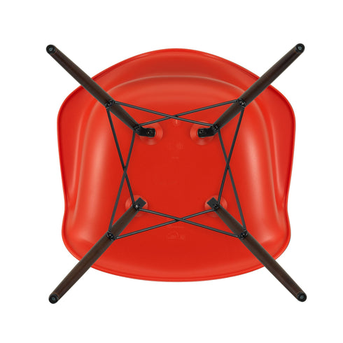 Cadeira de Braços em Plástico Eames DAW / Base Ácer Escuro